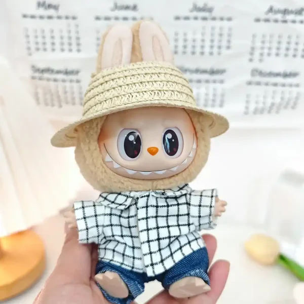 adorable labubu doll outfit set enhances dolls personality