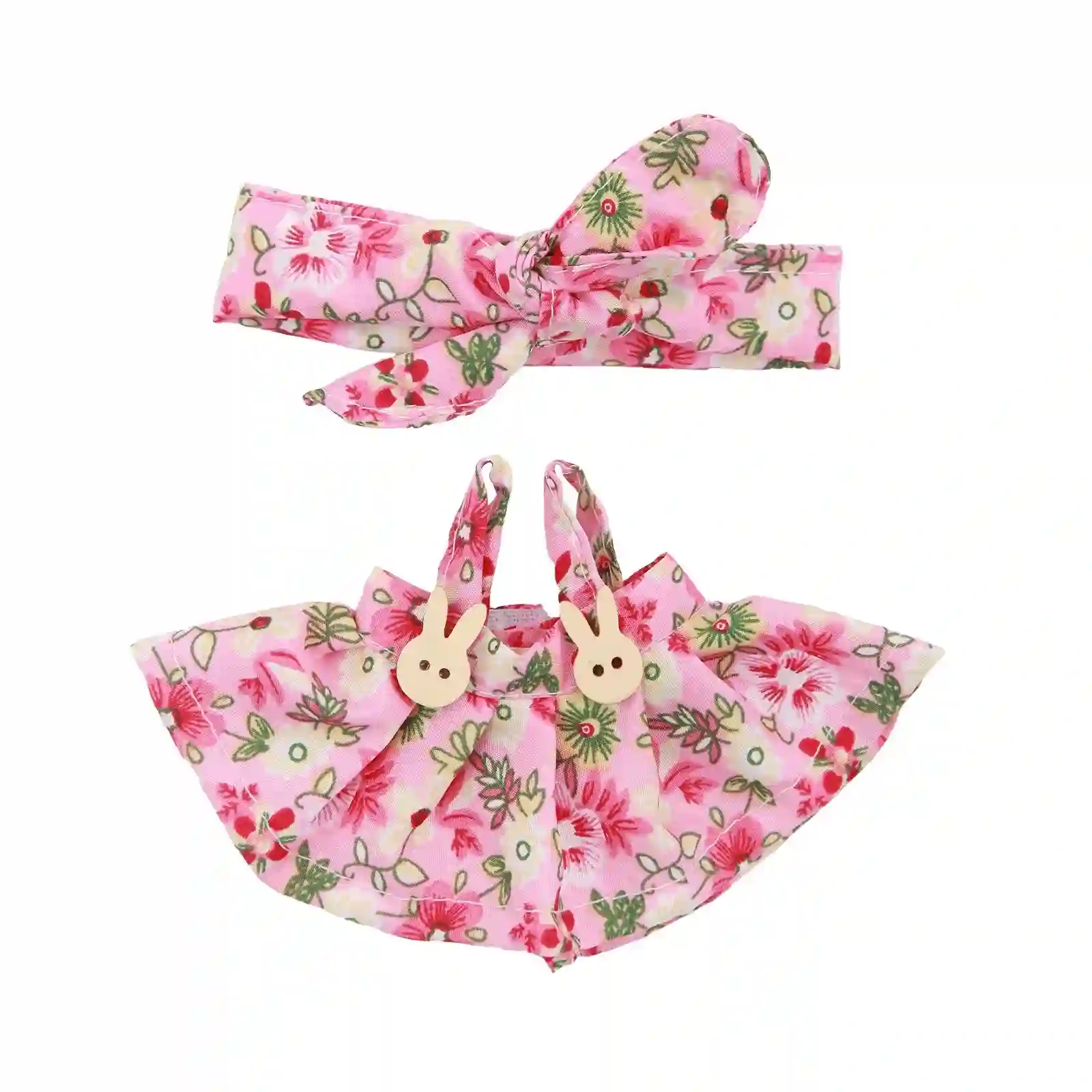 adorable labubu doll outfit with pleated skirt