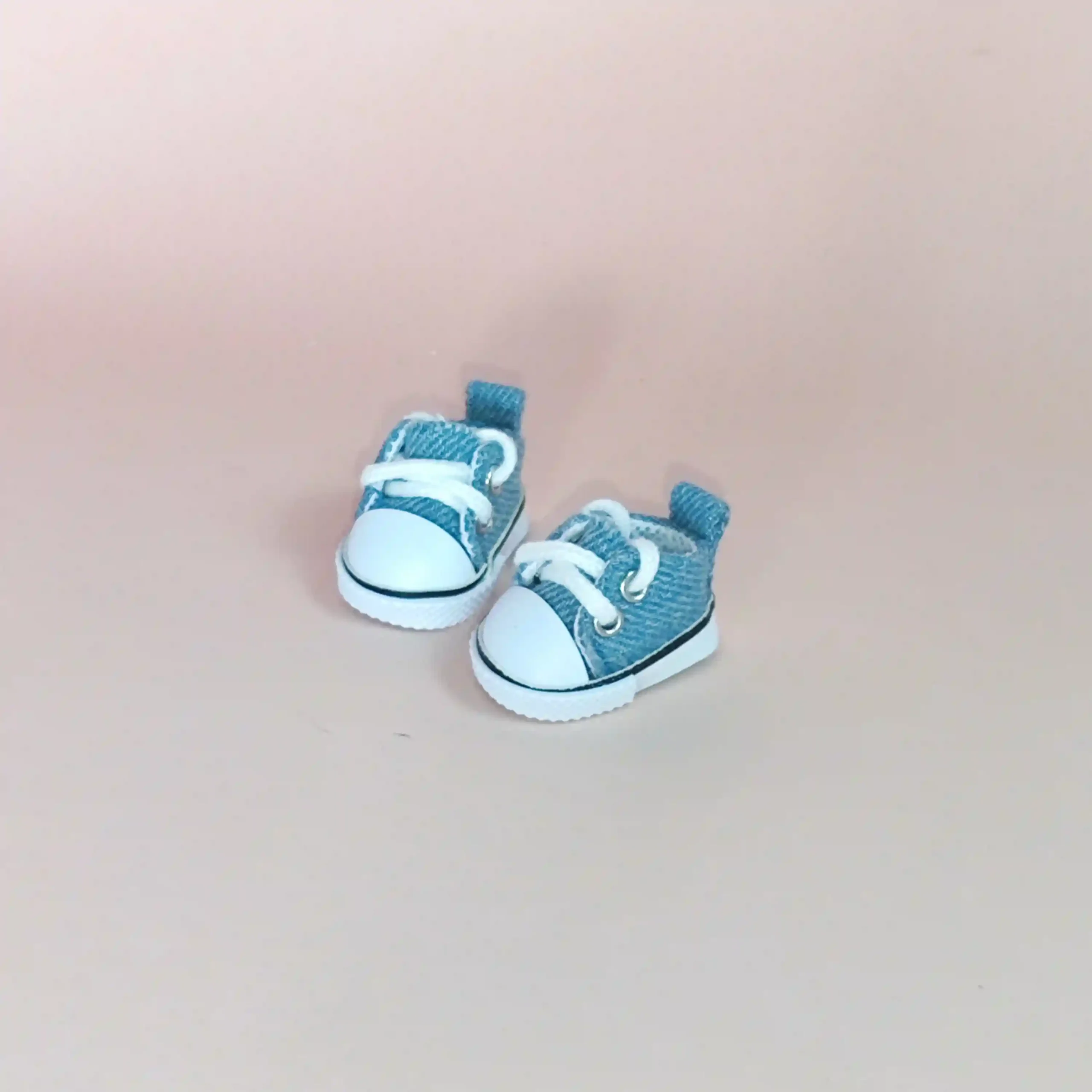 adorable labubu doll shoes pink red yellow blue denim white scaled