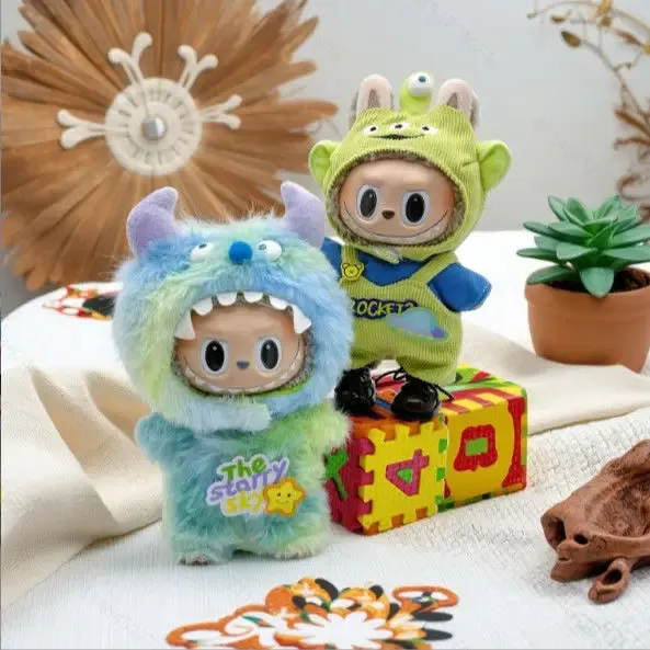 adorable monster costume for 17cm Labubu doll accessories