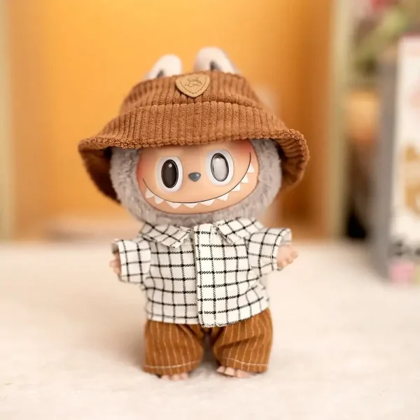 adorable stylish outfit for 17cm Labubu doll gift