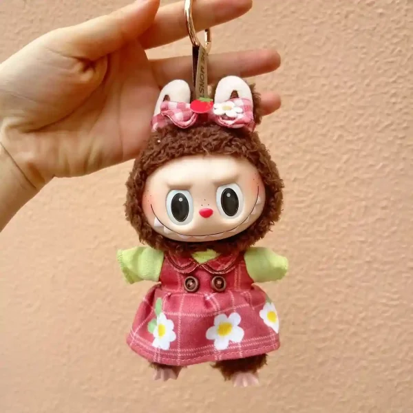 affordable bunny costume for 17cm Labubu doll set