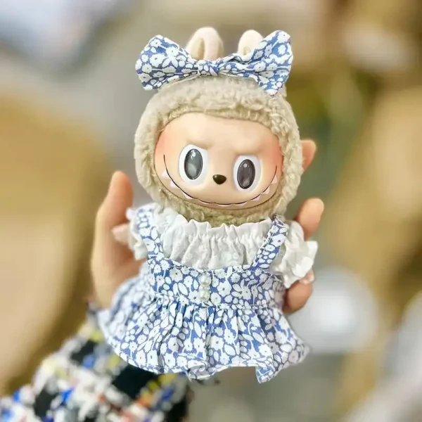 best quality bunny costume for 17cm Labubu doll