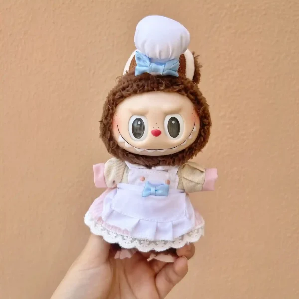 best value bunny costume for 17cm Labubu doll outfit