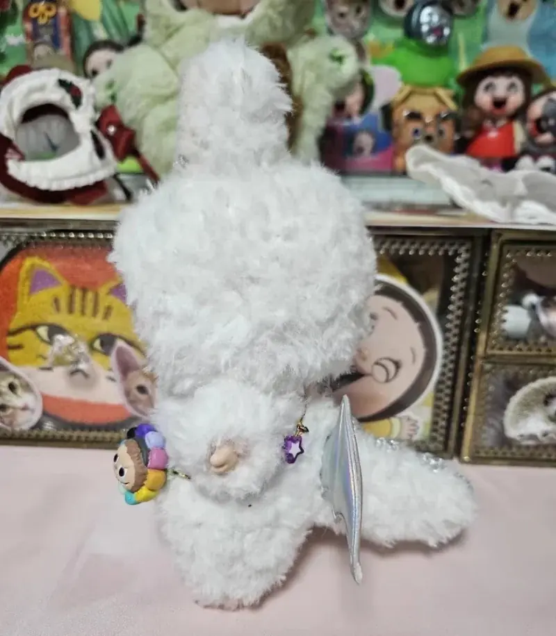 brown or white labubu bunny monster costume 15 17 cm plush doll outfit