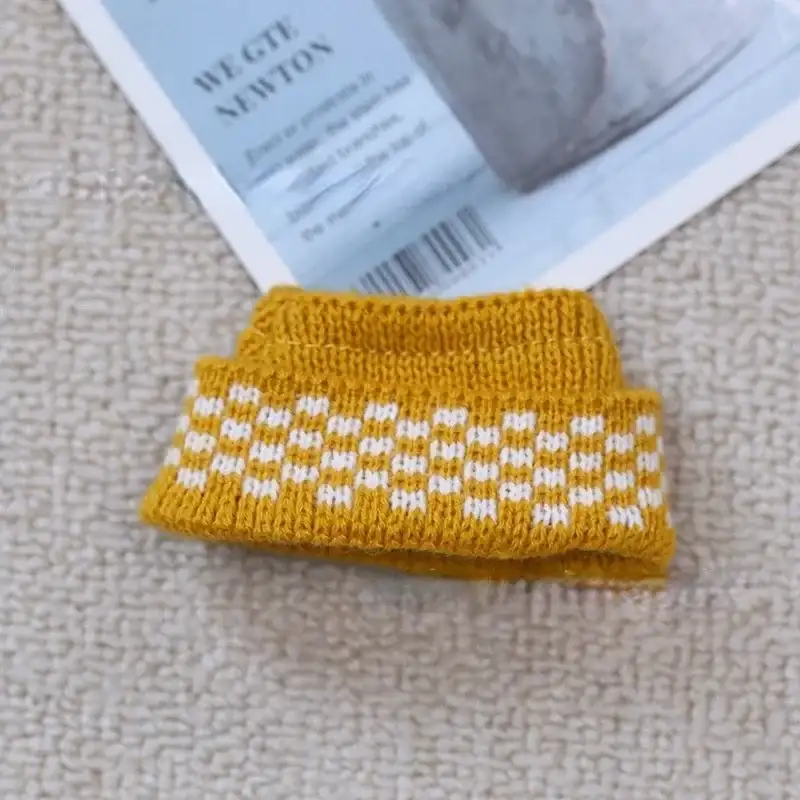 cable knit sweater and hat set for 15 17cm labubu dolls