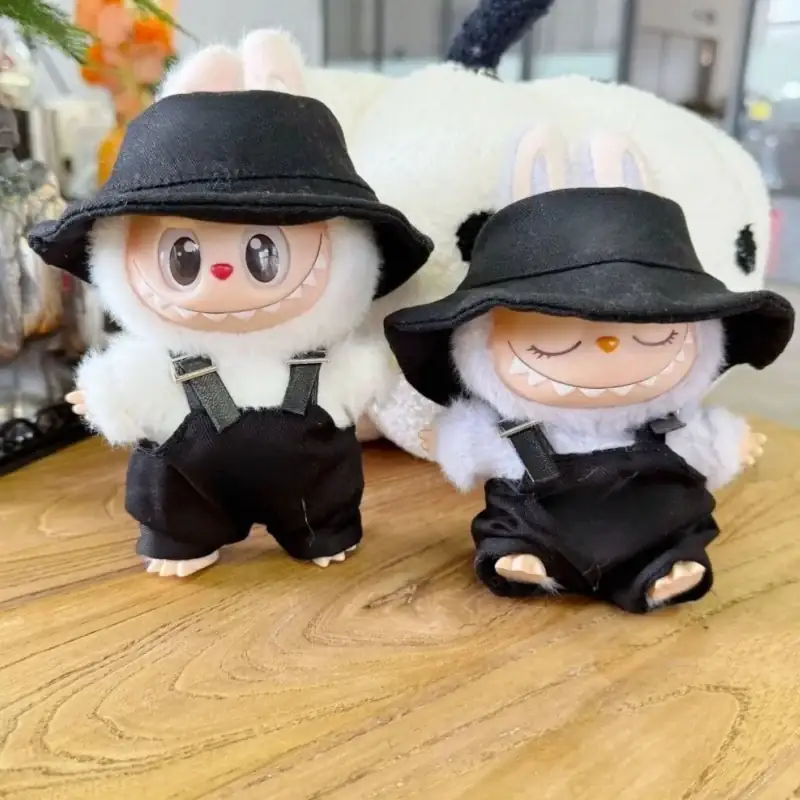 casual chic 17cm Labubu doll outfit for home and parties