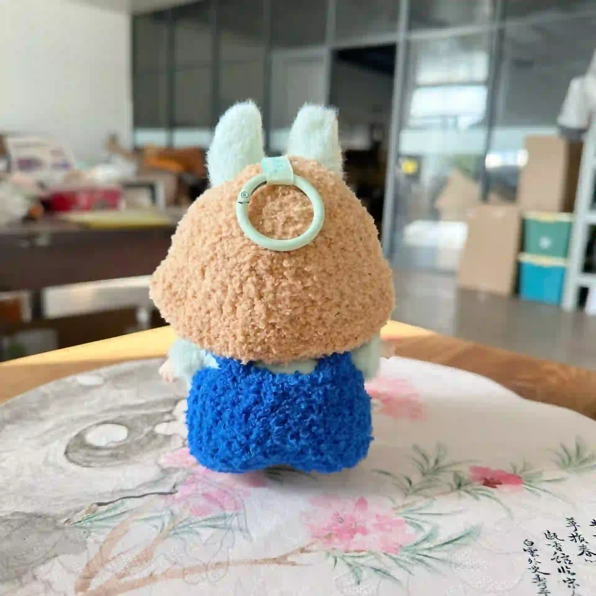 casual cute labubu bunny outfit with matching hat