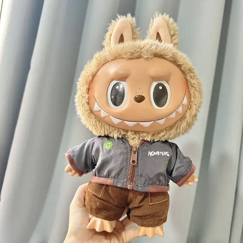 casual outfit for 38cm labubu doll gift for girls who love dolls