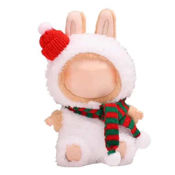 charming frog costume for 17cm Labubu fashion