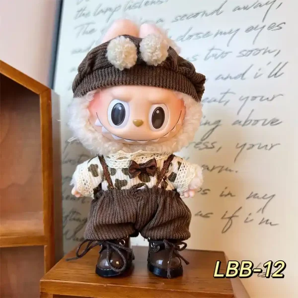 cohesive aesthetic labubu 17cm doll outfit