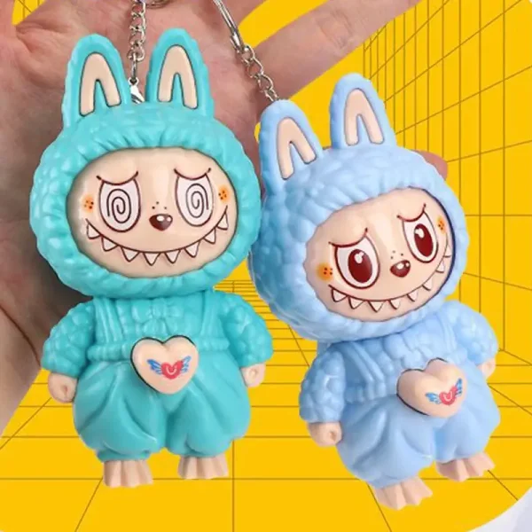 collectible labubu bunny keychain for enthusiasts
