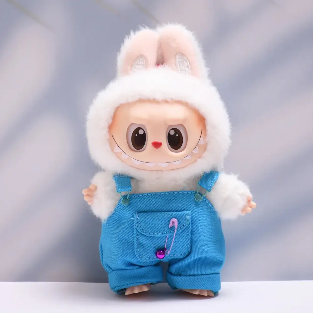 comfortable bunny outfit for 15cm 17cm labubu dolls