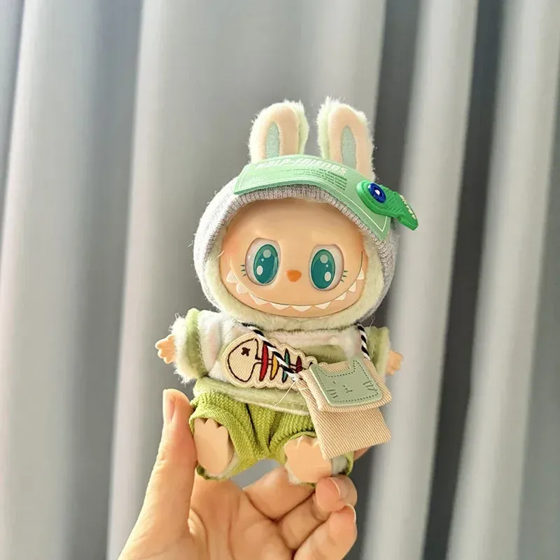 complete labubu doll outfit including shoes and accessories
