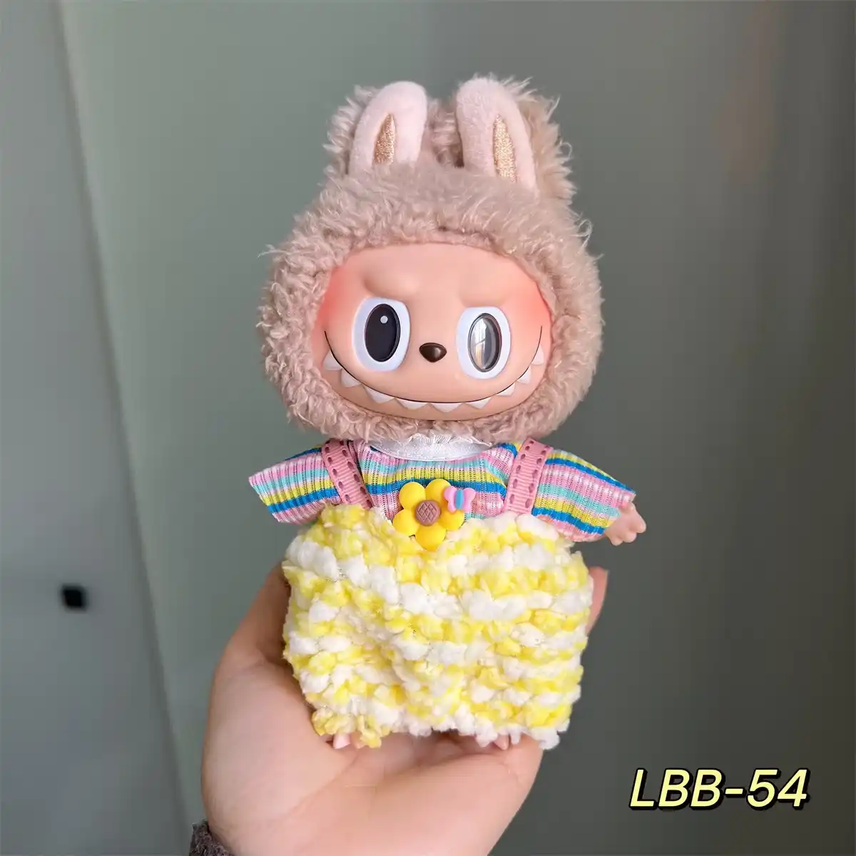 cozy corduroy hat for 17cm labubu doll