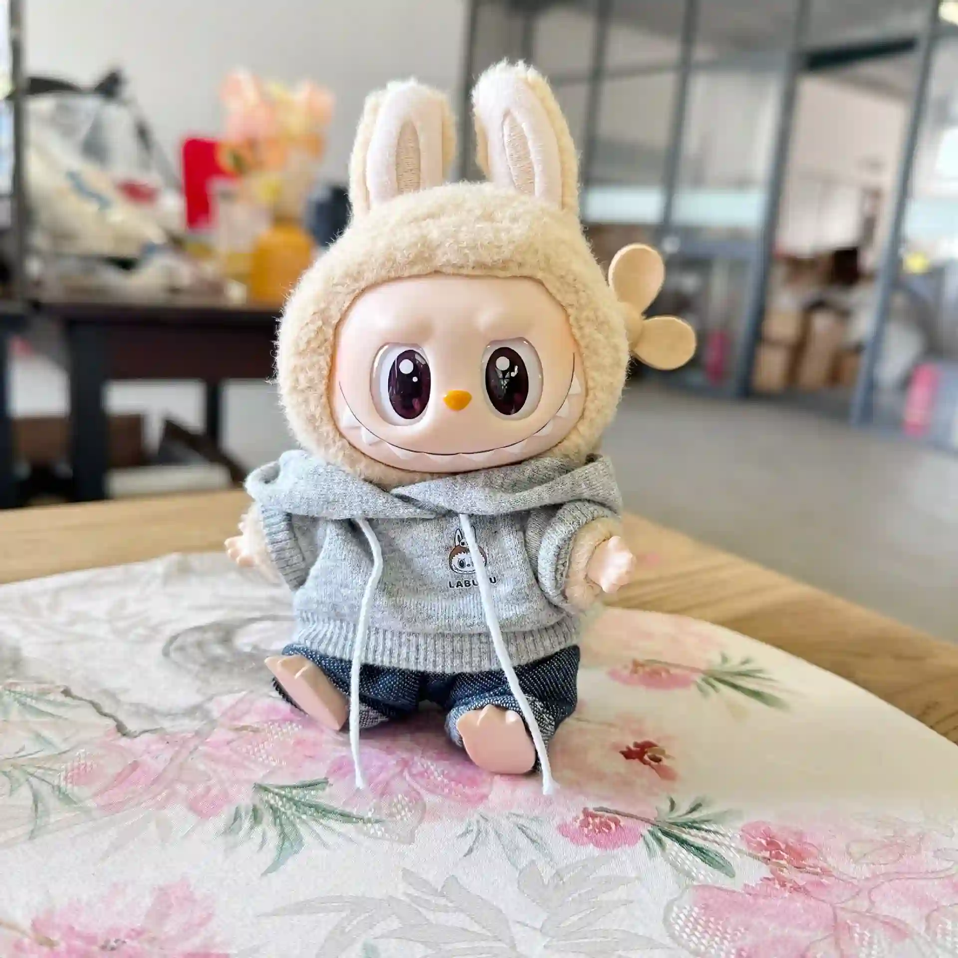 create unique narratives 17cm labubu doll clothing set