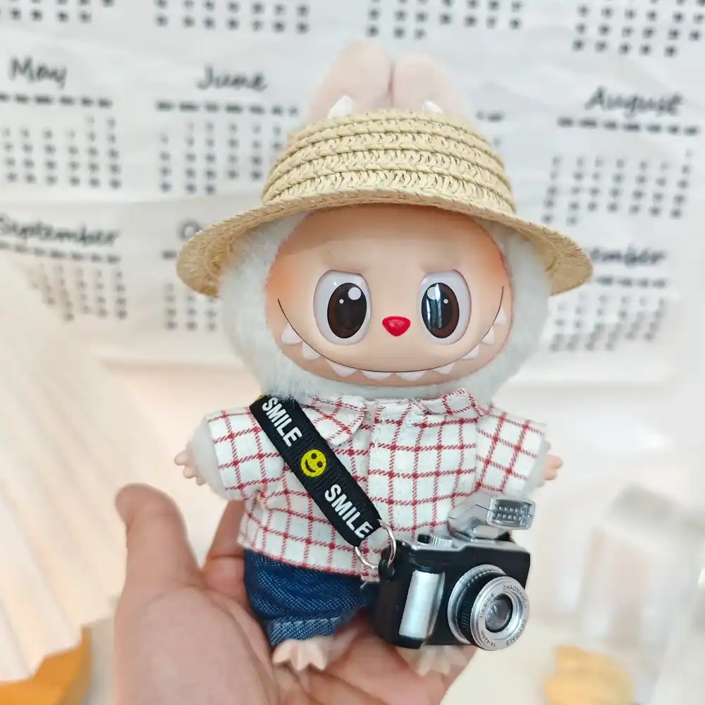 create unique summer scenes with labubu doll clothing set