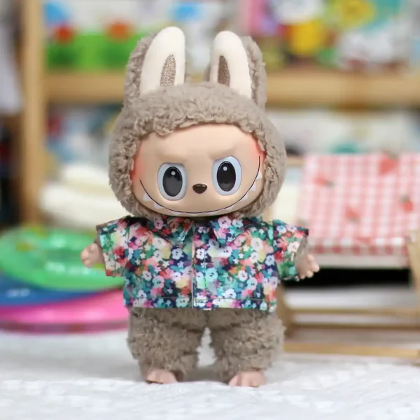 custom summer style clothing for your 17cm Labubu doll