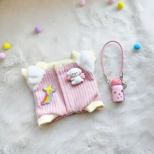 cute Labubu outfit 17cm doll high quality materials