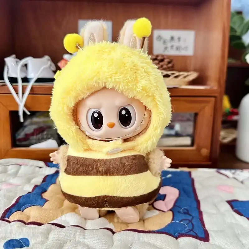 cute and charming 17cm Labubu doll animal costumes