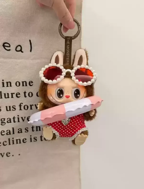 cute and charming 17cm Labubu summer clothing set