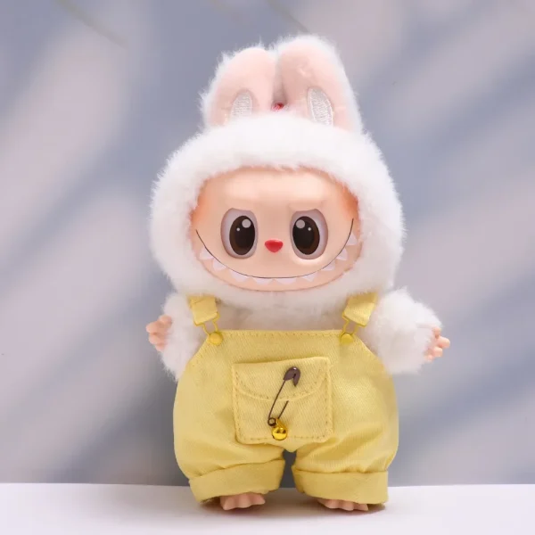 cute and fashionable labubu bunny outfit for dolls