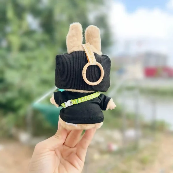 cute and trendy clothes for 17cm Labubu plush dolls
