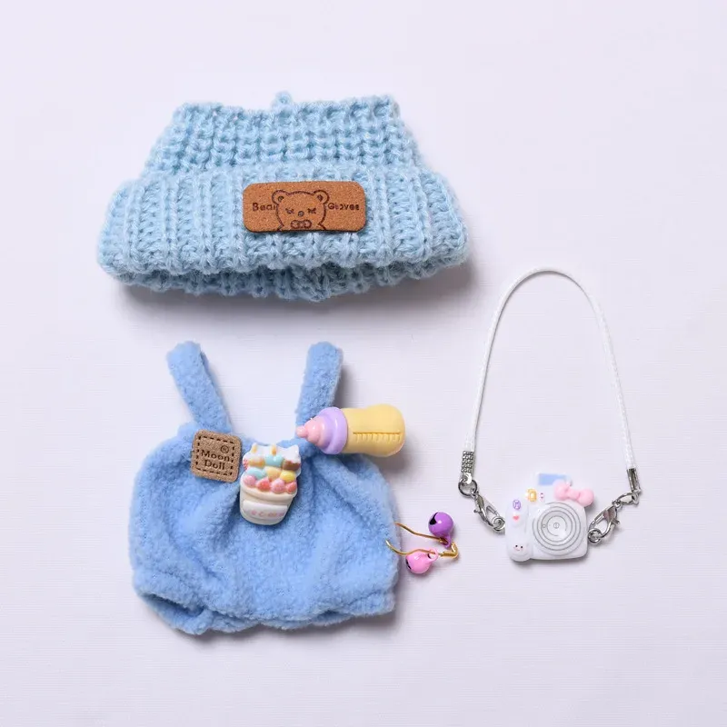 cute bunny clothes for labubu doll first and second gen