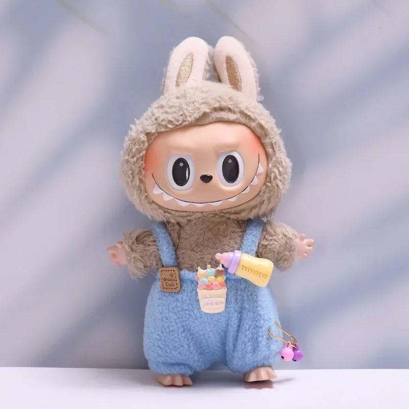 cute bunny themed outfit for labubu ragdoll 17cm