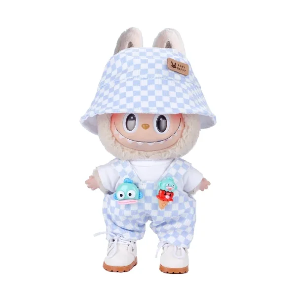 cute corduroy outfit for 17cm labubu doll generation 1 2