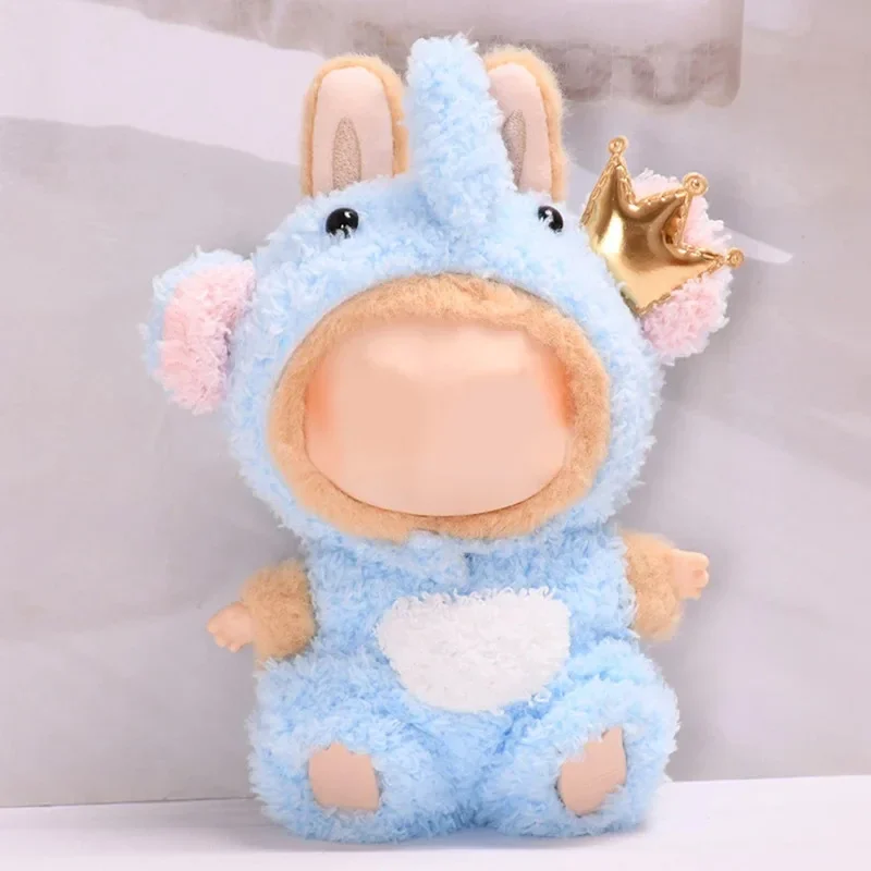 cute frog outfit for 17cm Labubu doll accessories