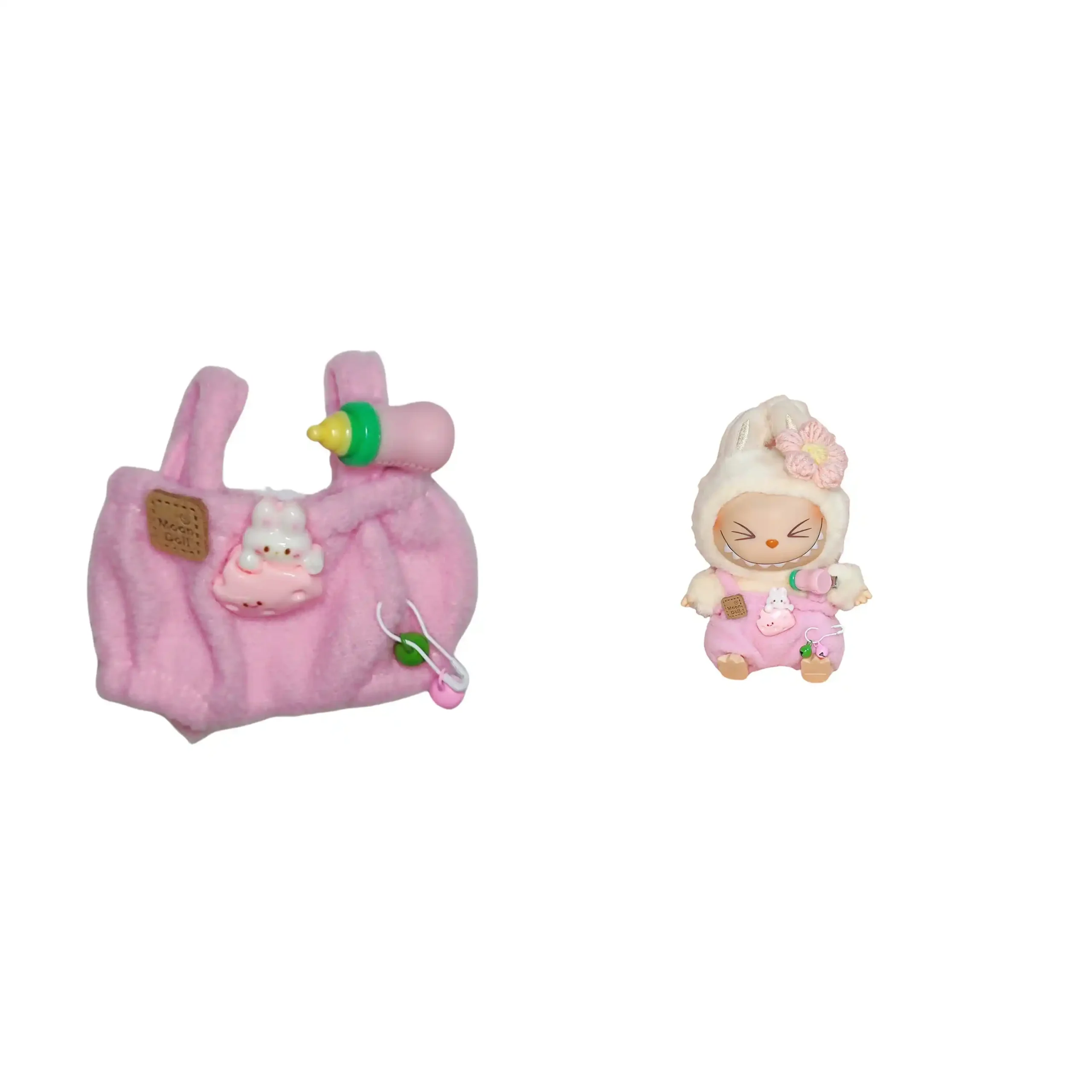 cute labubu bunny outfit set 17cm doll clothes v1 v2 scaled