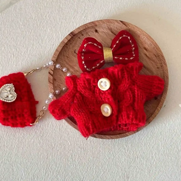 cute labubu bunny sweater outfit for photography