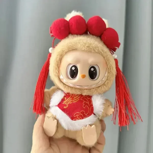 cute labubu chinese new year outfit perfect gift for collectors