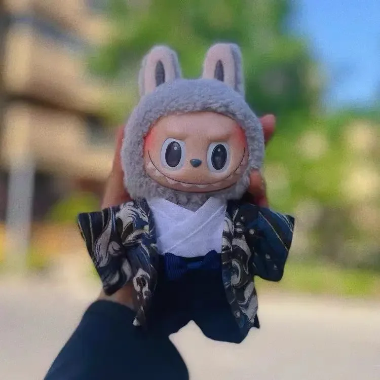 cute labubu doll clothes japan kimono accessories