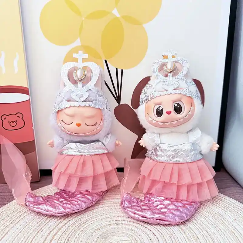 cute labubu doll dress up game mermaid tail diy costume