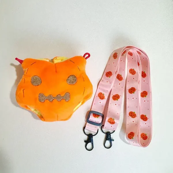 cute labubu halloween pumpkin costume for sitting dolls