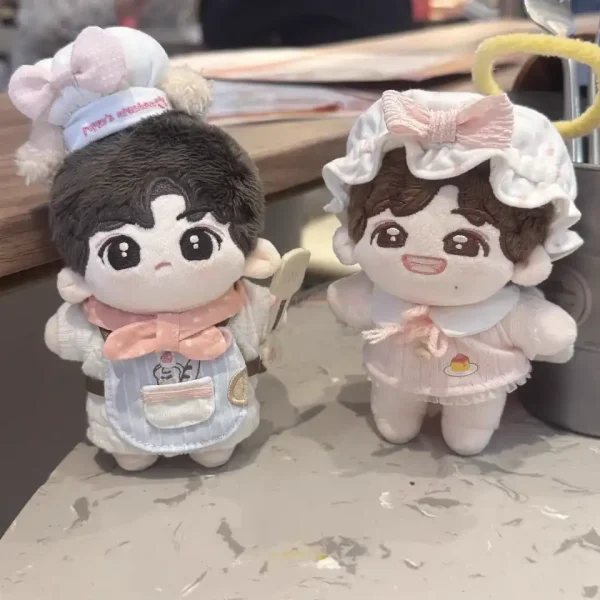 cute pastel pink blue doll outfit for 10cm 17cm dolls
