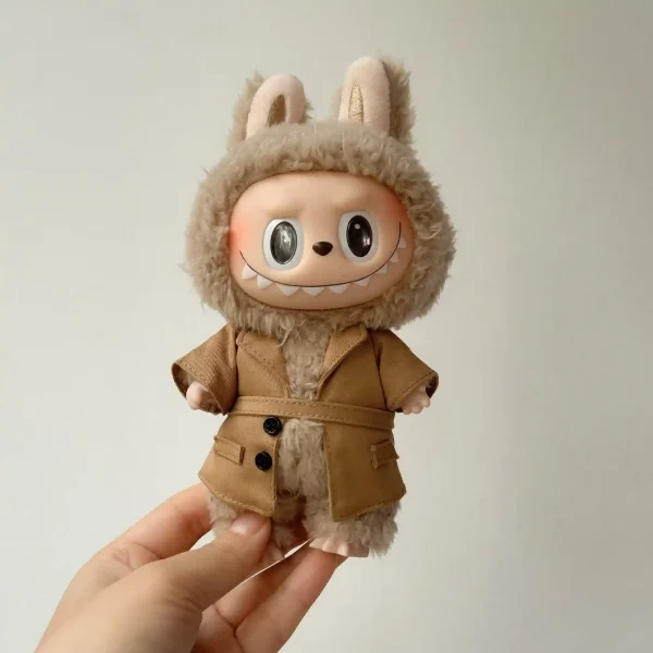 durable and soft cloth blazer set for 17cm Labubu doll