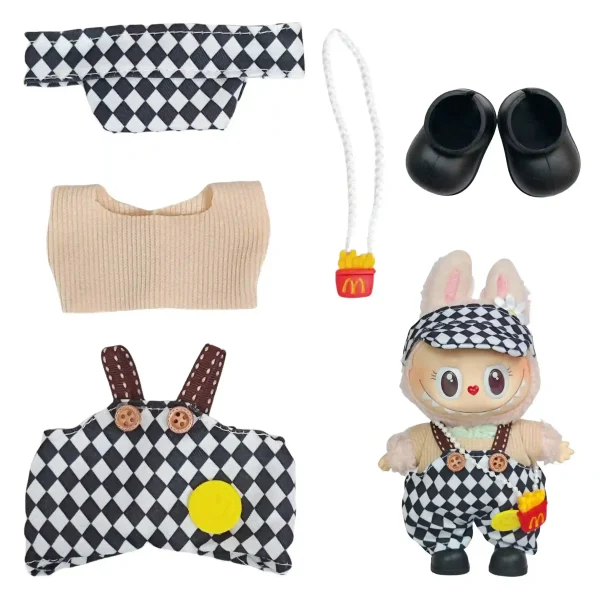 durable and soft labubu clothing set made with high quality fabrics