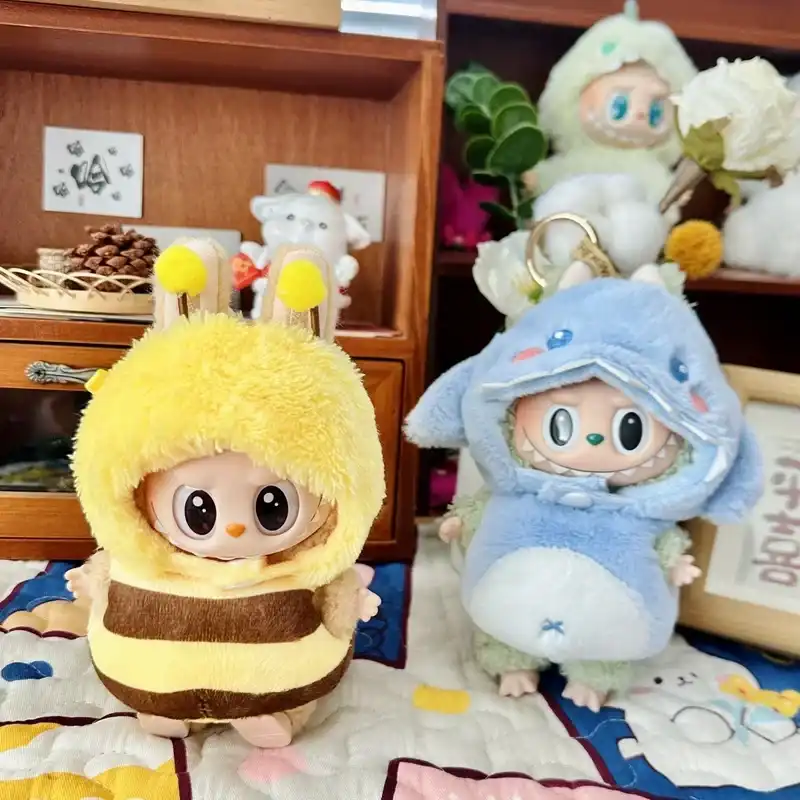 durable and soft plush materials for 17cm Labubu doll