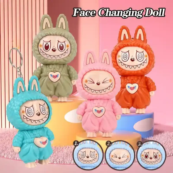 durable labubu bunny keychain for everyday use