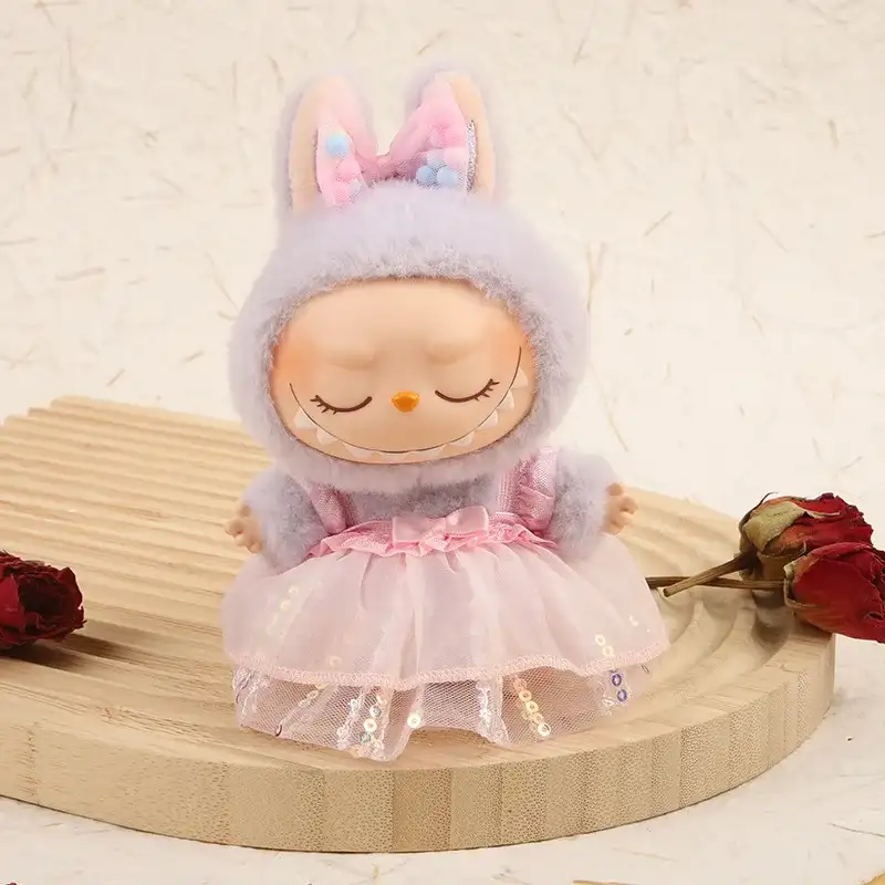 durable labubu doll clothes made from high quality cloth