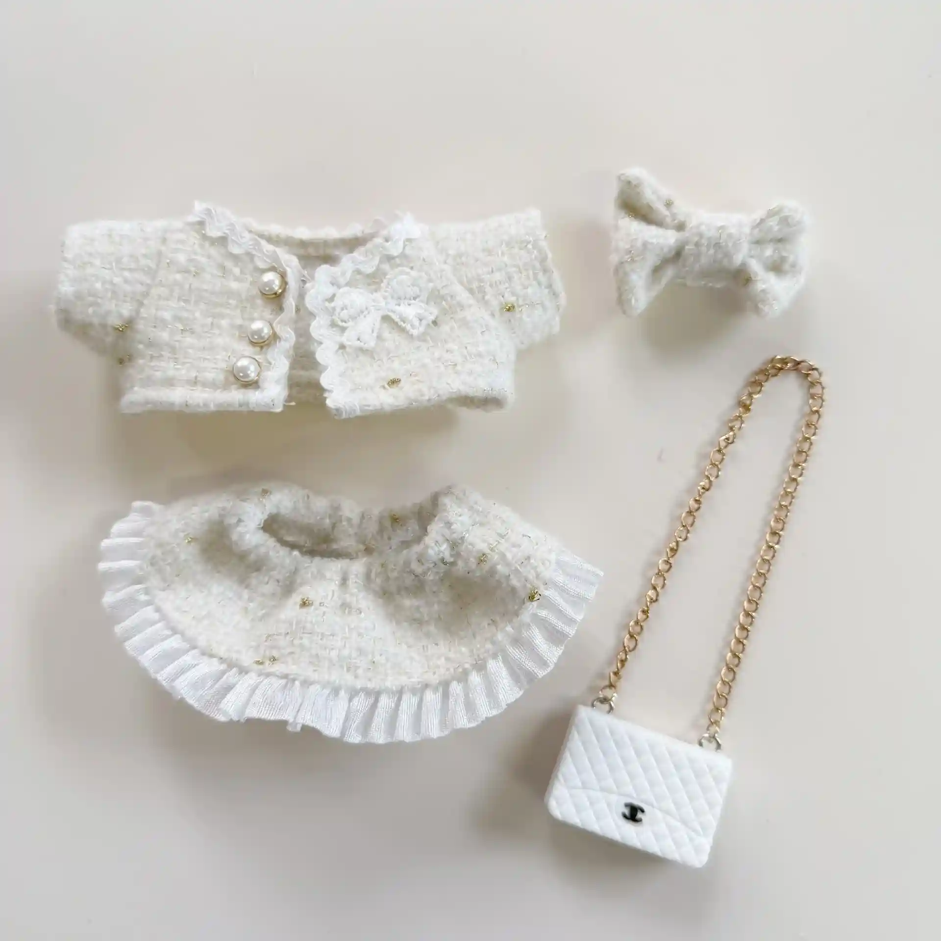 durable labubu doll clothes soft cloth material