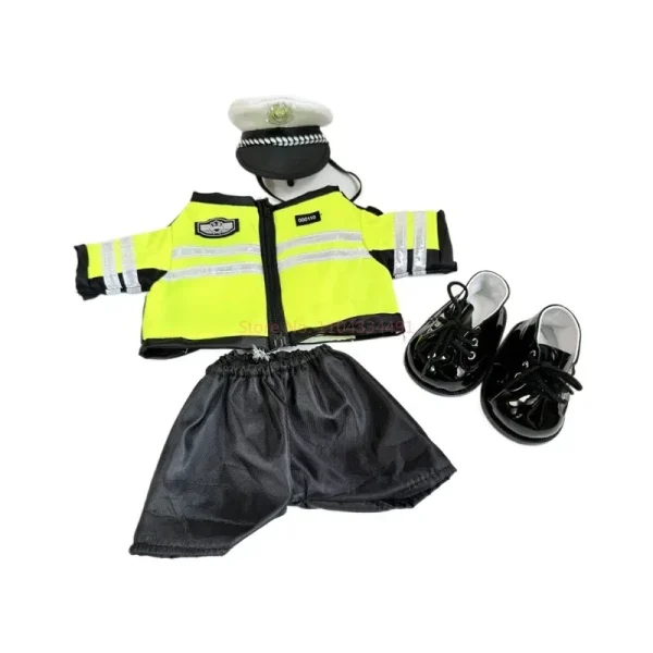 easy to dress 38cm labubu police uniform set
