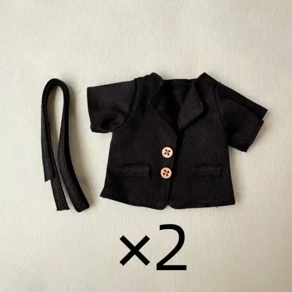 easy to dress Labubu doll blazer set with belts