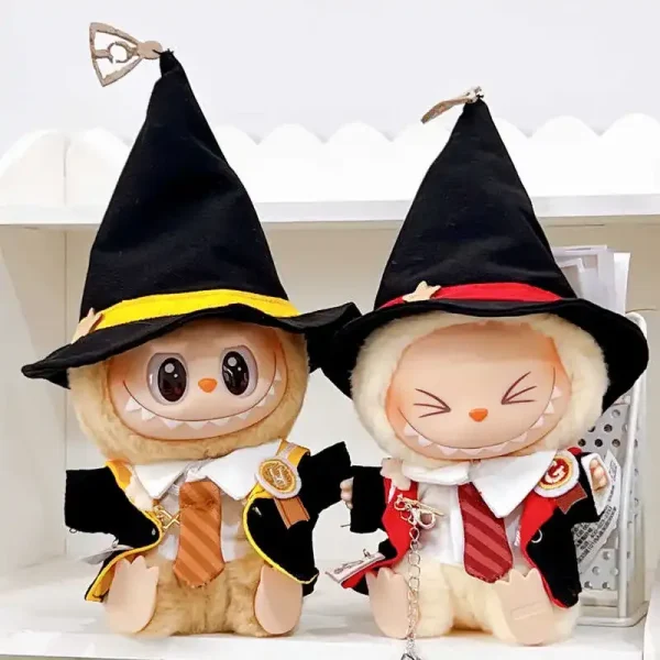 easy to dress labubu doll magic academy outfit set