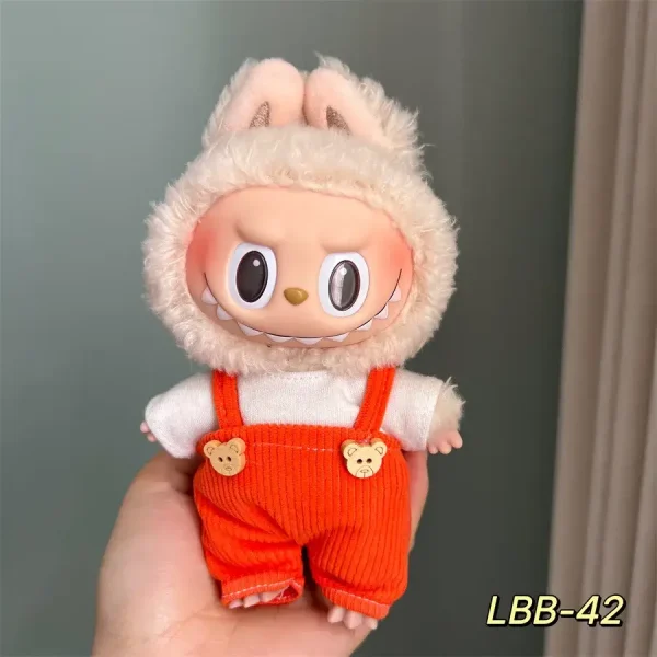 effortlessly chic labubu 17cm outfit