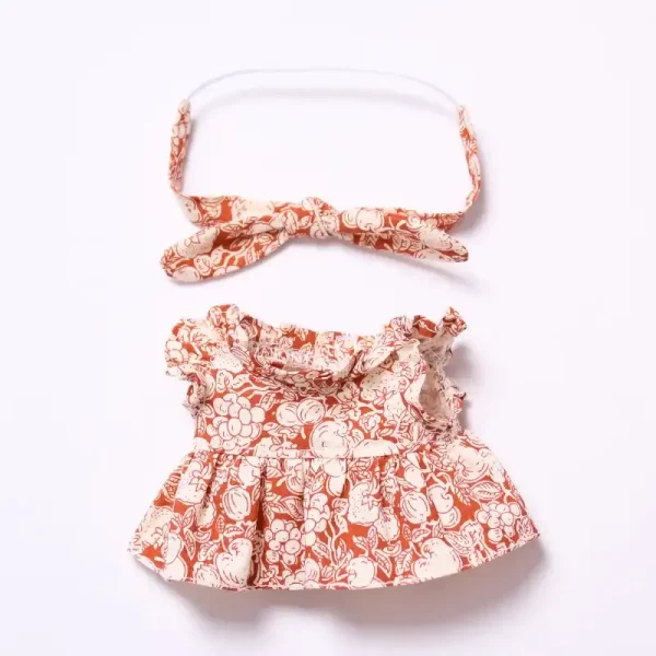 elegant 17cm labubu doll outfit for collectors