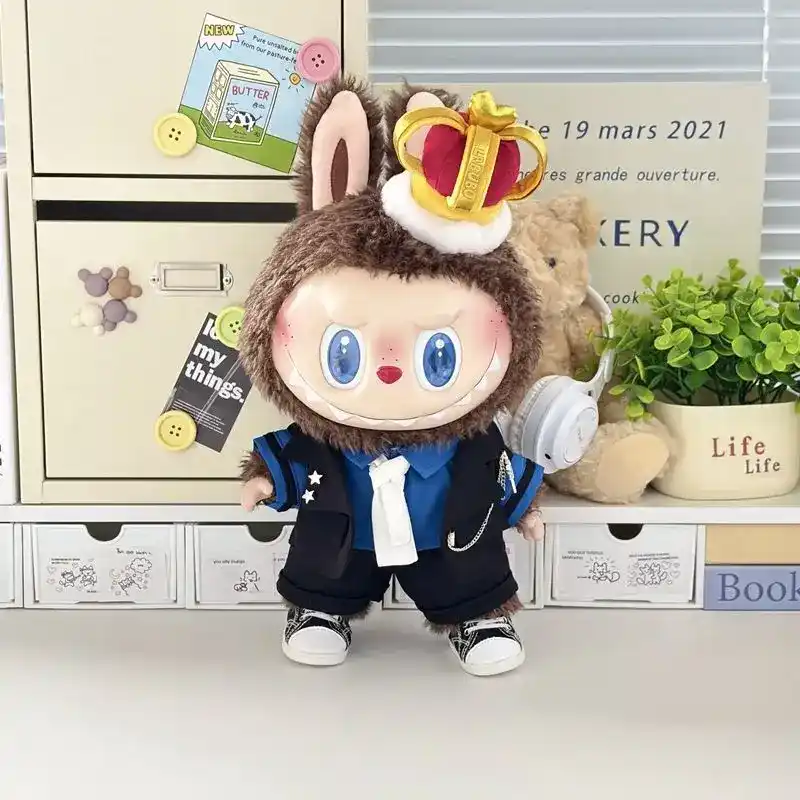 elegant labubu doll clothes sophisticated casual outfit set 37cm 38cm